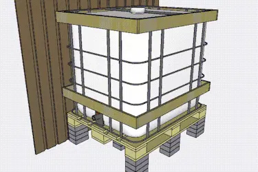 3D-modell: Reglarna under inklädningen 3D-modell: Reglarna under inklädningen